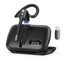 ICOMTOFIT M-ONE V5.3 WIRELESS HEADSET NOISE CANCELING HEADSET WITH MIC - BLACK - Like New