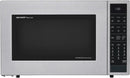 Sharp SMC1585BS 1.5 cu. ft. Microwave Oven with Convection Cooking - SILVER Like New