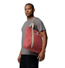 214077 Columbia Unisex Cottonwood Creek Tote, Washed Red/Ancient Fossil - Brand New
