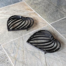 ACHLA Leaf Series Black Wrought Iron Trivet, Pack of 2, MA120-1001-2PK-BLACK - Like New