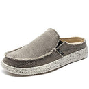 CASMAG Men's Clog Slip On Shoes Canvas Mule Loafers Slipper Slide Sandal Khaki - Like New