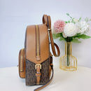 MICHAEL KORS JAYCEE XS MINI CONVERTIBLE BACKPACK MK SIGNATURE - ONE SIZE - BROWN - Like New