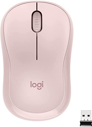 Logitech M220 Silent Wireless Mouse 2.4 GHz with USB Receiver 1000 DPI - Rose - Like New