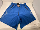 JUMP START PERFORMANCE TRAINING SHORTS ZIPPER POCKETS - SIZE: MEN M - ROYAL - Brand New