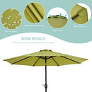MISSBRELLA Bonosuki 9ft Patio Umbrella Outdoor Umbrella 8 Ribs - Lemon - Brand New