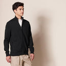 AMAZON ESSENTIALS MEN'S FULL-ZIP COTTON SWEATER, RIBBED FUNNEL NECK, SIZE: XL - Brand New