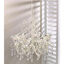 Zings & Thingz Home Locomotion Crystal Blooms Candle Chandelier -NEW - Brand New