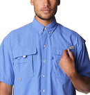 COLUMBIA MEN'S BAHAMA II SHORT SLEEVE SHIRT - SIZE: MEN XL - VIOLET SEA - Brand New