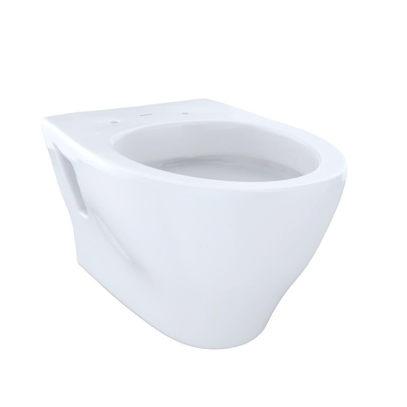 TOTO CT418F01 COTTON AQUIA VITREOUS CHINA 0.8/1.6 GALLONS ELONGATED WALL MOUNT - Like New