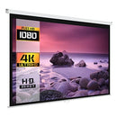 INLAND PROHT 84" MANUAL PROJECTION SCREEN 16:9 ASPECT RATIO PULL DOWN PROJECTOR - Like New