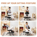 ATHOPE CROSS LEGGED OFFICE CHAIR CRISS MEDITION KNEELING YOGA SEAT - BLACK - Like New