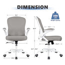 Winrise Office Chair Desk Chair Ergonomic Mesh Computer Chair WR935 - Gray - Like New