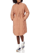 Amazon Essentials Women's Oversized Quilted Coat (Plus Size) Light Brown M - Brand New