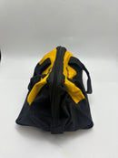 DEWALT HEAVY DUTY NYLON TOOL BAG TOTE BAG 13" X 8" X 10" - BLACK/YELLOW - Like New
