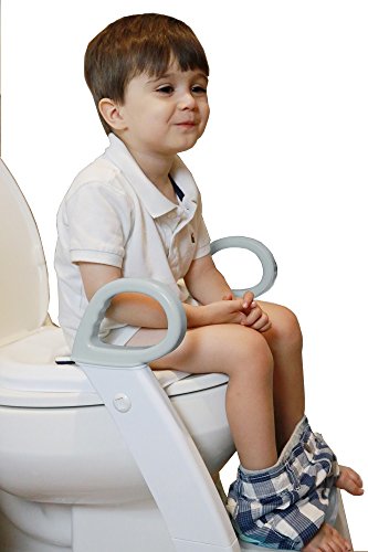 SPUDDIES POTTY WITH LADDER SGPLR-001 - WHITE/GRAY - Like New