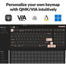KEYCHORN KEYCHRON Q5 RGB QMK/VIA PROGRAMMABLE MACRO WIRED MECHANICAL KEYBOARD - Like New