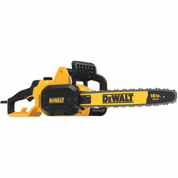DEWALT 15 AMP 18IN CORDED ELECTRIC CHAINSAW - YELLOW/BLACK - Like New