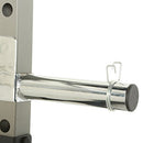 FITNESS REALITY EXTENDED 9" OLYMPIC WEIGHT PLATE HOLDER 2"x2" Tube Cage - SILVER - Like New