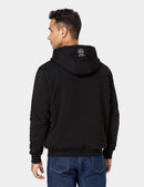 ORORO UNISEX HEATED FLEECE HOODIE - APPAREL ONLY - SIZE: MEN L - BLACK - Like New