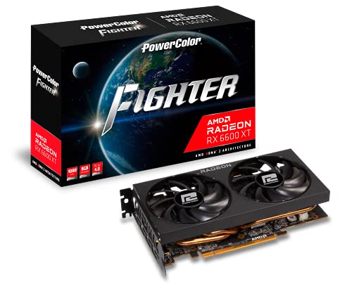 PowerColor AXRX 6600 XT 8GB GDDR6 Graphics Card  AXRX6600XT8GBD6 - NEW - Brand New
