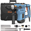 y Duty Rotary Hammer Drill 12.5Amp 1-1/4" SDS-Plus 3 Functions Vibration Blue - Brand New
