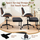 ERGONOMIC CROSS LEGGED OFFICE CHAIR WHEELS, HEIGHT ADJUSTABLE & 360°SWIV - BLACK - Like New