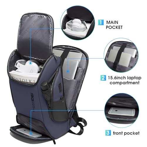 FUTURE AESTHEICS BUSINESS LAPTOP BACKPACK COMMUTE 7267B - BLUE - Like New