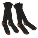 TOMMY COPPER COMPRESSION KNEE SUPPORT HIGH SOCK 2PK- SIZE L/XL - BLACK - Like New