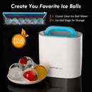 SIMPLETASTE Crystal Clear Ice Ball Maker Mold - 2.36 Inch Clear Sphere - WHITE Like New