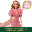 MATTEL WICKED SINGING GLINDA FASHION DOLL & ACCESSORIES, POSABLE MOVIE INSPIRED - Brand New