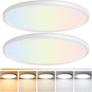 Brightever Dimmable LED Ceiling Light Fixture 5CCT Selectable 2 Pack Warm Light - Like New