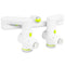 PROSOURCEFIT DUAL PRO PERCUSSION MASSAGE GUN - WHITE - Like New