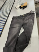 STONE FLEX JEANS - SIZE: MEN 42X31 - JET BLACK - Brand New