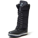 DailyShoes Women's High Tube Snow Boot Winter Warm Mid Calf Alaska-02 Black 9 - Like New
