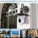HUNTVISION LIGHT BULB CAMERA E3LT WIRELESS SECURITY CAMERA 3MP FULL HD - WHITE - Like New
