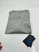 BLACK ICE MEN'S V-NECK SHORT SLEEVE T-SHIRT - SIZE: MEN L - HEATHER GRAY - Brand New