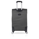 TUCCI ITALY MENORI SOFTSIDE SPINNER LUGGAGE 32" - BLACK - Brand New