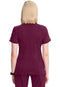 Infinity Cherokee Round Neck Nurse Scrub Tops 3 Pockets 2624A - Size S - Wine - Brand New