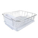 Kitchen Details 3 Piece Dish Rack Drying Rack, Cutlery Basket & Drainboard Tray - Brand New