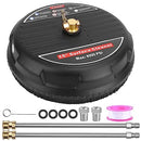 TEQHOME 15'' PRESSURE WASHER SURFACE CLEANER 4000PSI 4.0GPM MAX FLOW RATE BLACK - Brand New