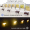 WANSHI LED SOLAR LAMP PATH STAIR OUTDOOR WATERPROOF WALL LIGHT 1 PACK - BROWN - Like New