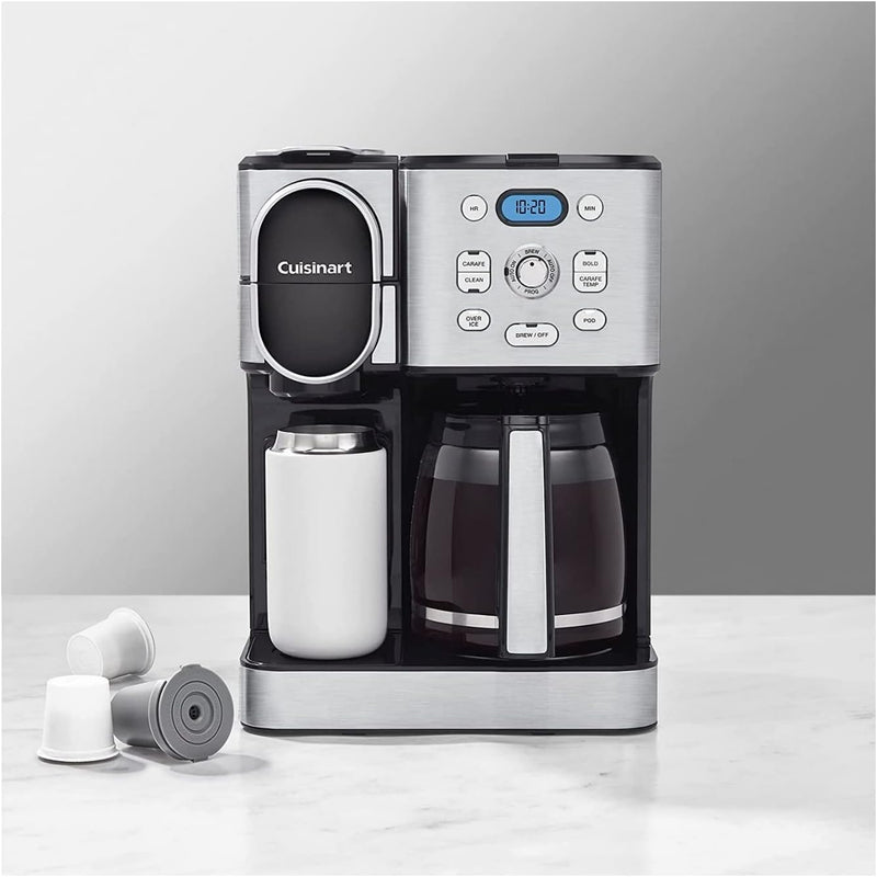 Cuisinart Coffee Maker, 12-Cup Glass Carafe, Stainless Steel, SS-16 - Like New