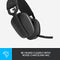 LOGITECH ZONE VIBE 100 LIGHTWEIGHT WIRELESS OVER EAR HEADPHONES - GRAPHITE Like New