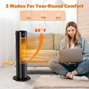 GRELIFE 26" SPACE HEATER 1500W PTC FAST HEATING ELECTRIC HEATER - BLACK - Like New