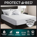 43025040725 PROTECT-A-BED ALLERZIP WATERPROOF MATTRESS ENCASEMENT FULL WHITE - Like New