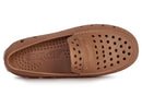 FLOAFERS KIDS PRODIGY DRIVER YOUTH 7 TODDLER TAN/BRIGHT WHITE - Brand New