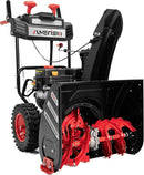 AMERISUN 24-INCH SNOW BLOWER WITH 212CC 4-CYCLE OHV RECOIL START - RED - Like New