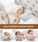 FAIORD Cervical Pillow for Neck Pain Relief - Cooling Memory Foam,Light Gray - Like New