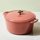 AYESHA CURRY KITCHENWARE ENAMELED CAST DUTCH OVEN 6 QUART - REDWOOD RED - Like New