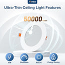 Amico 16 Pack 6'' LED Recessed Ceiling Light, 3000K, 1050LM - B09W53WR98 - Like New